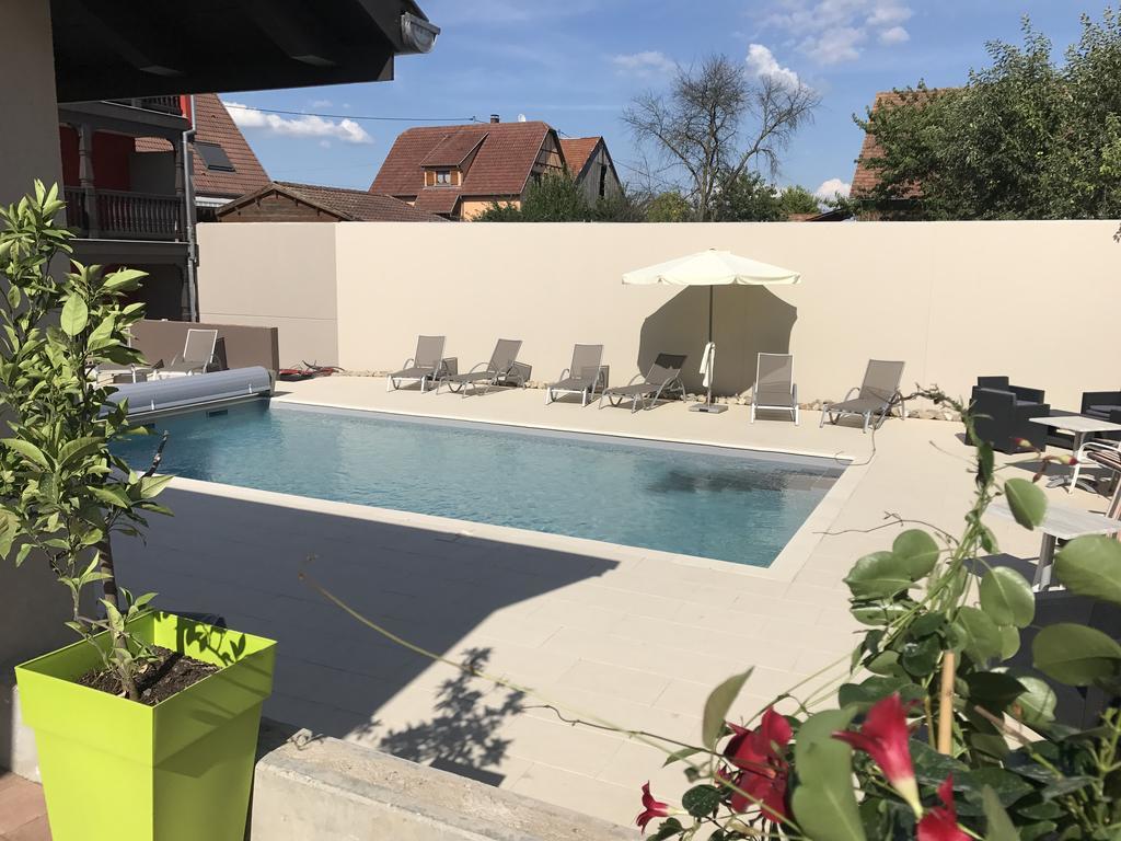 Au Soleil, Hotel Restaurant & Spa Valff Exterior foto