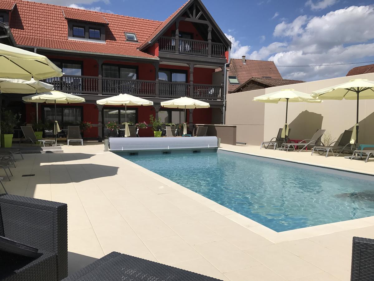 Au Soleil, Hotel Restaurant & Spa Valff Exterior foto
